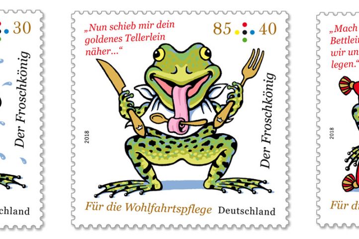 Wohlfahrtsmarken 2018 Froschkönig
