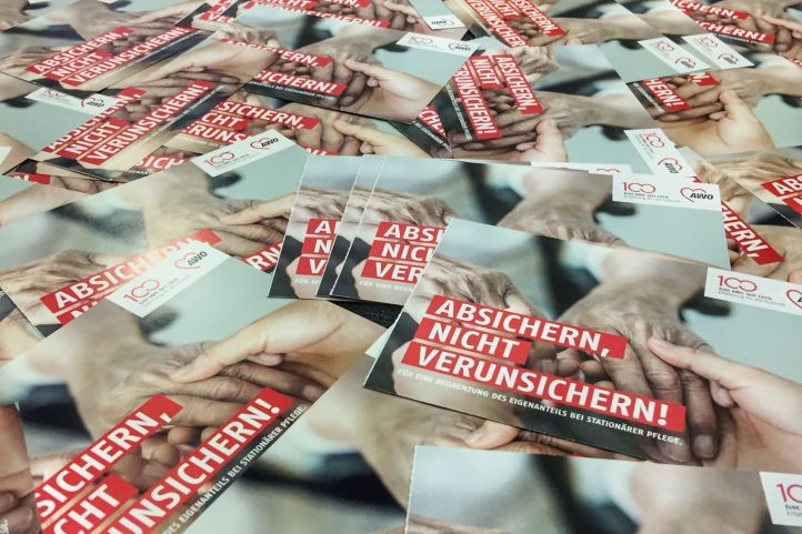 Postkarten Petition Eigenanteil begrenzen