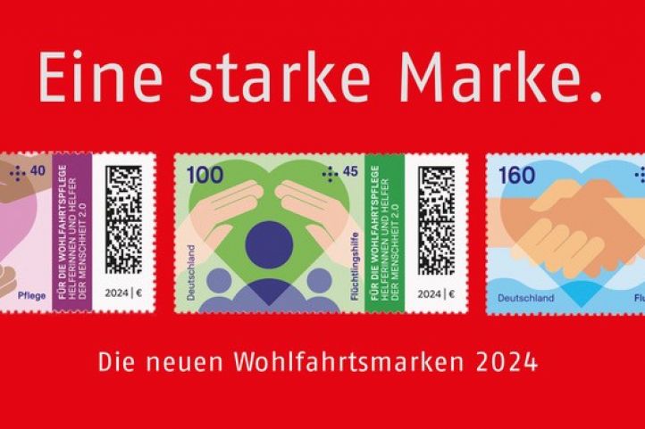 Eine starke Marke. Die neuen Wohlfahrtsmarken 2024