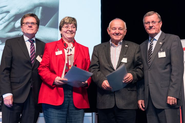 Verleihung Marie-Juchacz-Plakette an Erika Lotz und Horst Moser