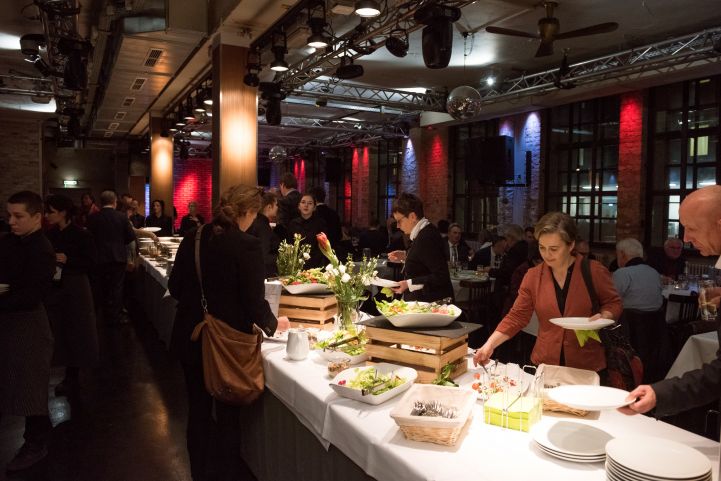 Buffet beim Neujahrsempfang