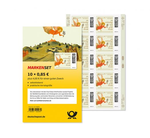 Weihnachtsmarken 2022 Markenset